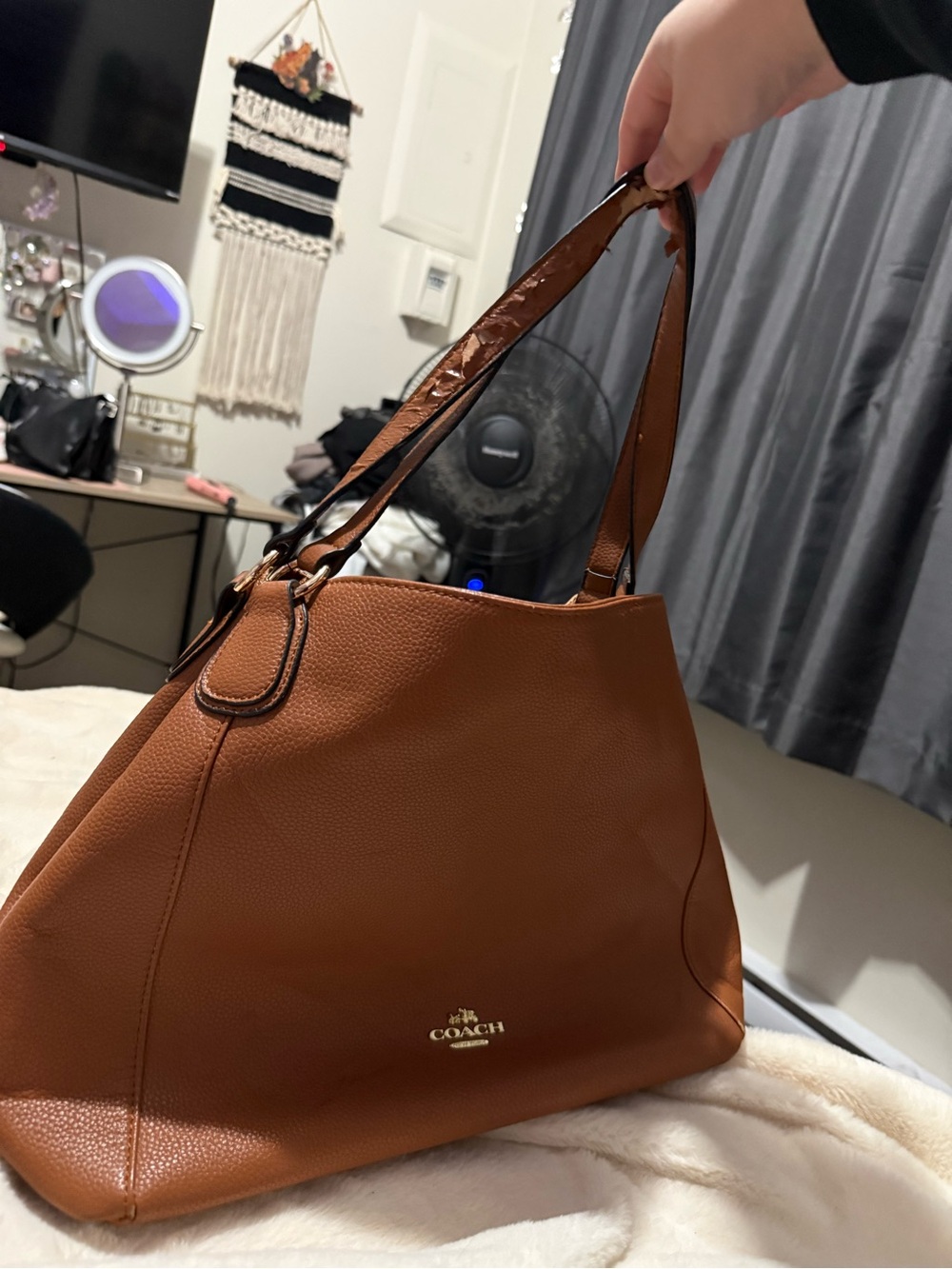 🤎 Coach Brown Leather Shoulder Bag